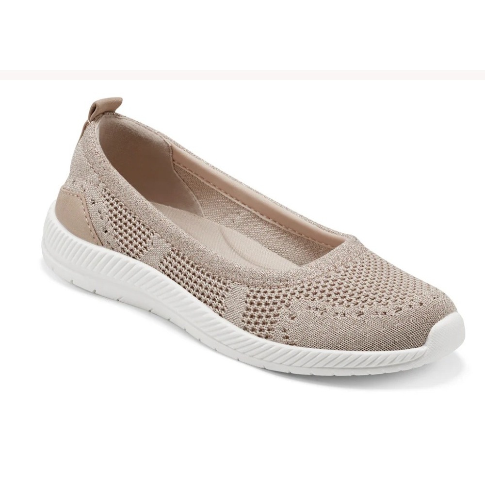 NEW Easy Spirit Glitz Women's Slip On Knit Comfort Walking Shoes Xtra Wide 6 WW